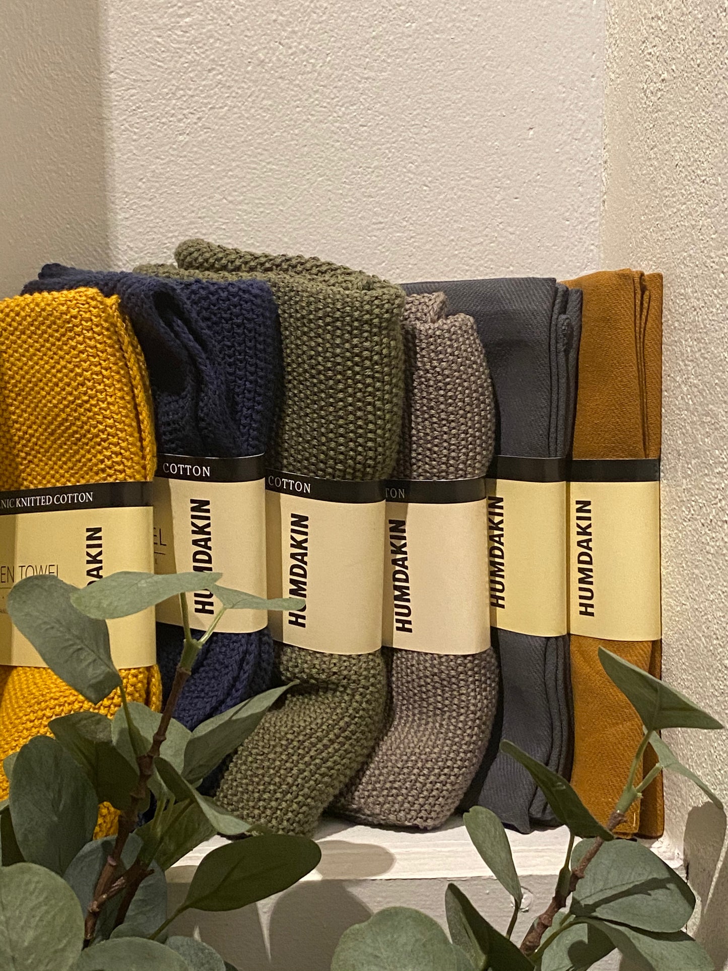 Humdakin kjøkkenhåndkle 2-pack. Green seaweed
